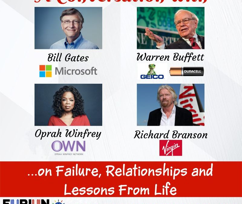 a conversation with gates, buffett, oprah and branson