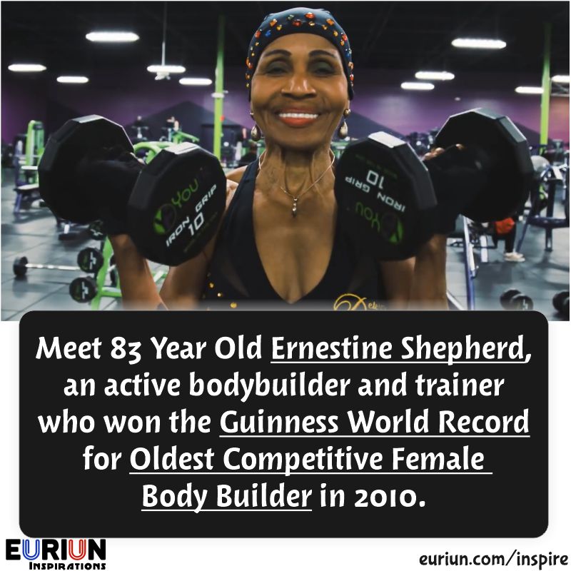 MEET ERNESTINE  Ernestine Shepherd