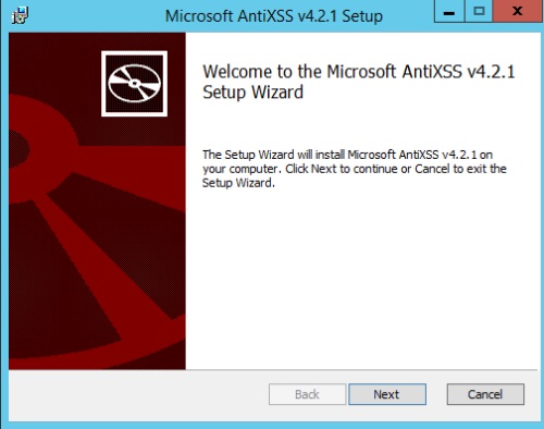 ms anti xss install