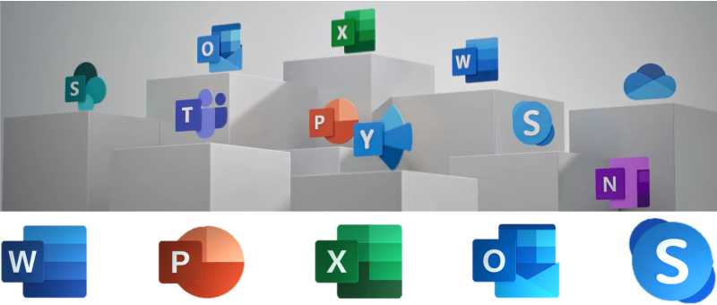 Microsoft Launches New Redesigned Office Icons - Euriun Technologies